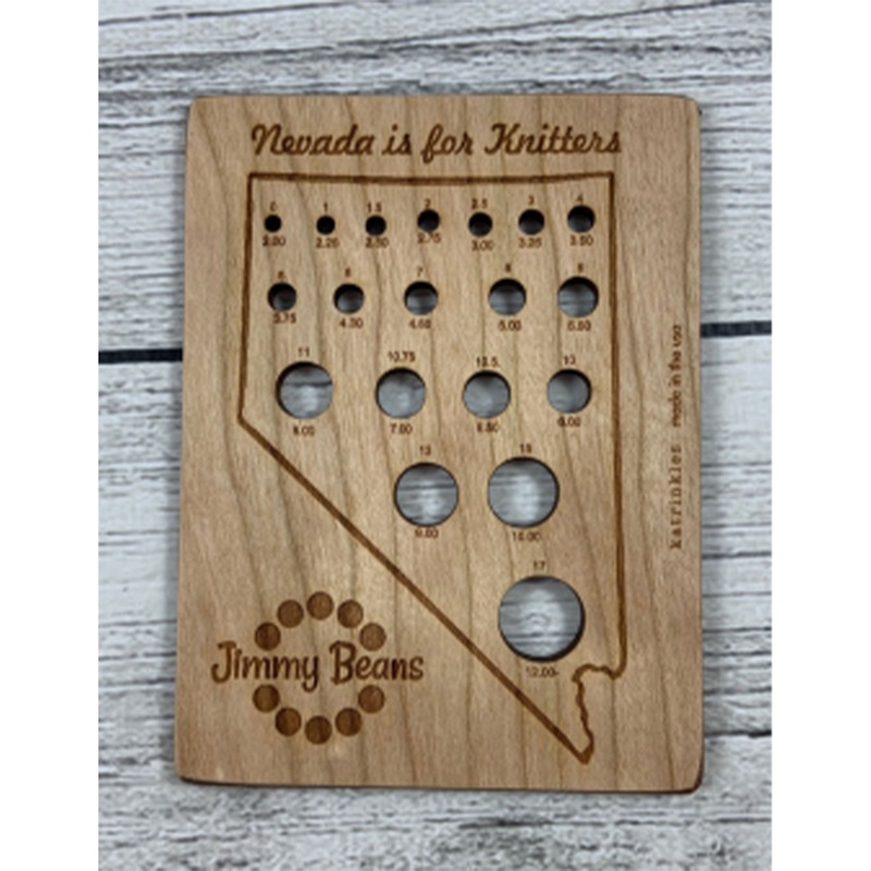 Katrinkles Jimmy Beans Wool Logo Needle Gauge – Nevada