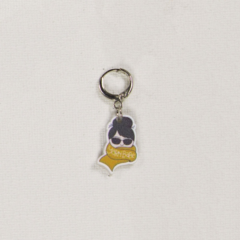 Jimmy Beans Wool Yarn Babe Accessories – Yellow Scarf Stitch Marker