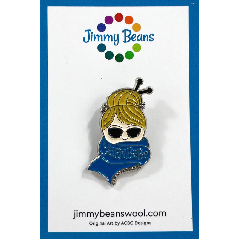 Jimmy Beans Wool Yarn Babe Pins – Blue Scarf
