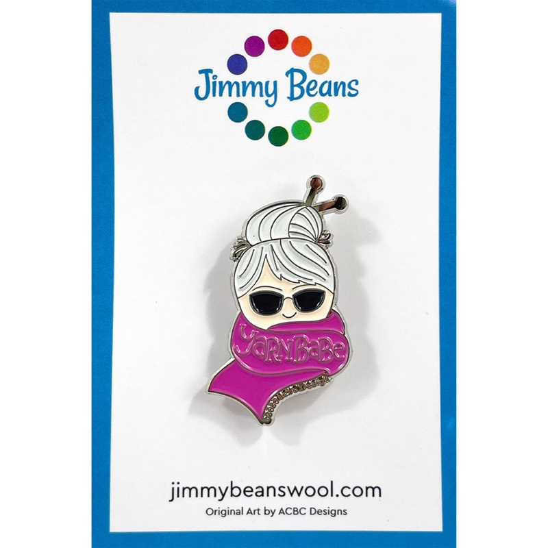 Jimmy Beans Wool Yarn Babe Pins – Pink Scarf