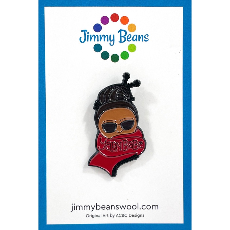 Jimmy Beans Wool Yarn Babe Pins – Red Scarf