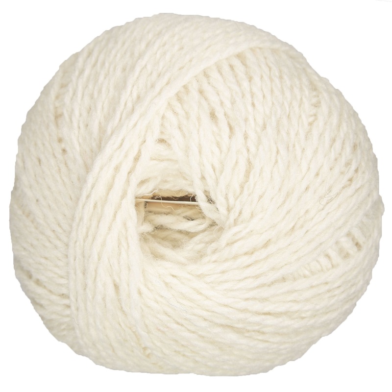 Jamieson’s of Shetland Heather Aran Yarn – 104 Natural White