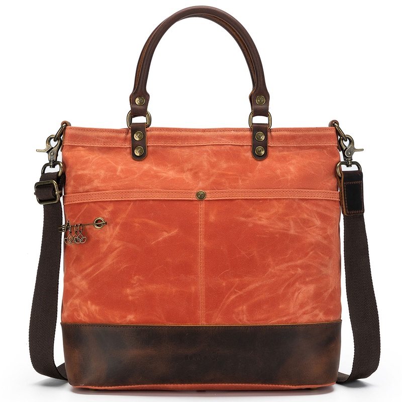 della Q Maker’s Canvas Tote – Orange