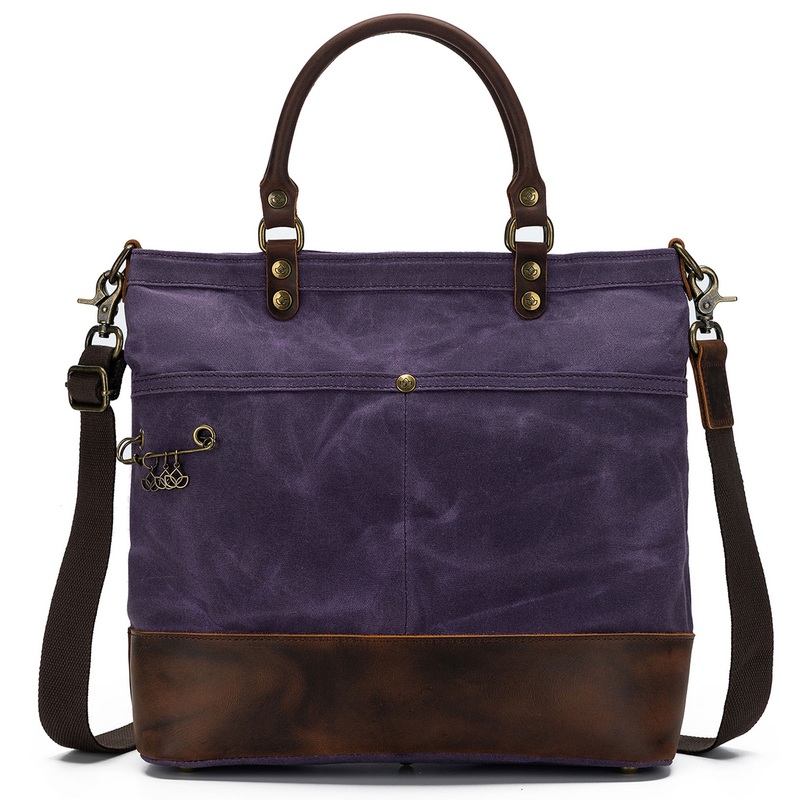 della Q Maker’s Canvas Tote – Purple