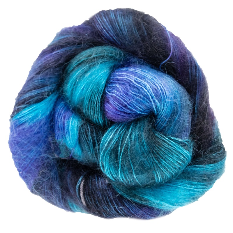 Madelinetosh Tosh Silk Cloud Yarn – Twilight Skinny Dip