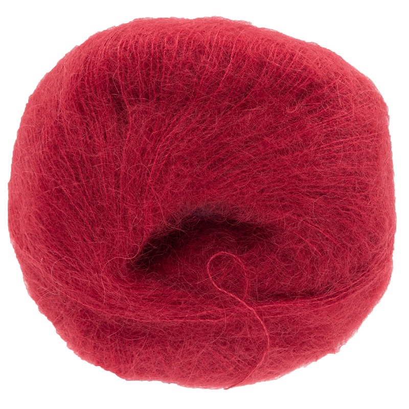 Sandnes Garn  Tynn Silk Mohair Yarn – 4236 Deep Red