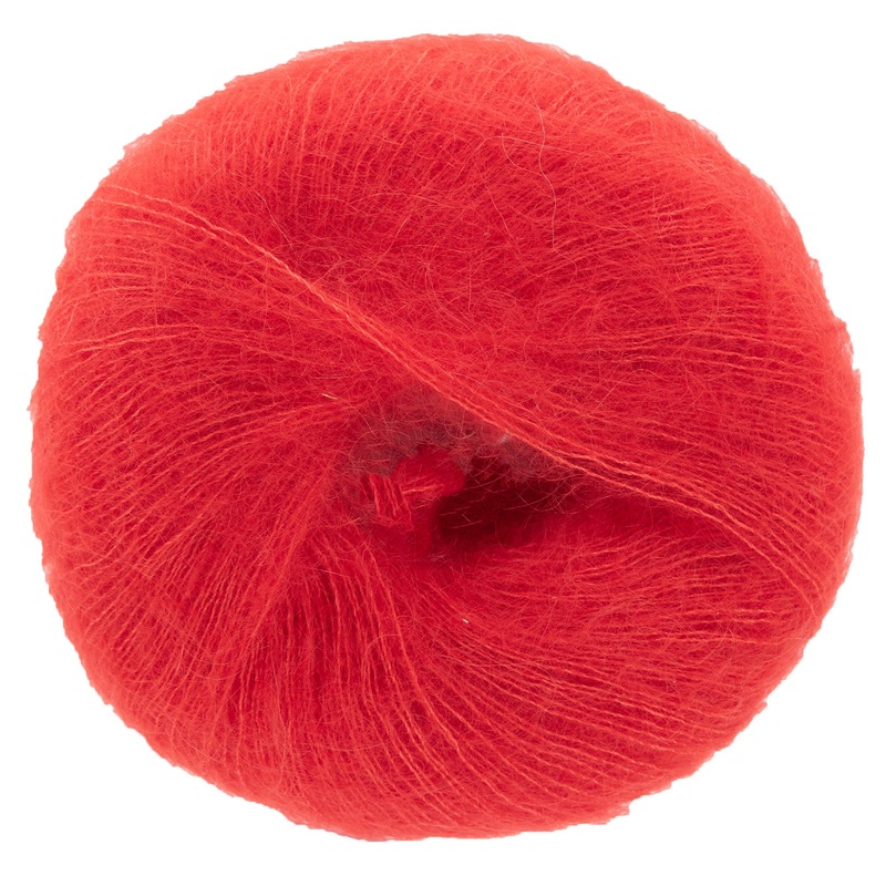 Sandnes Garn  Tynn Silk Mohair Yarn – 4018 Scarlett Red