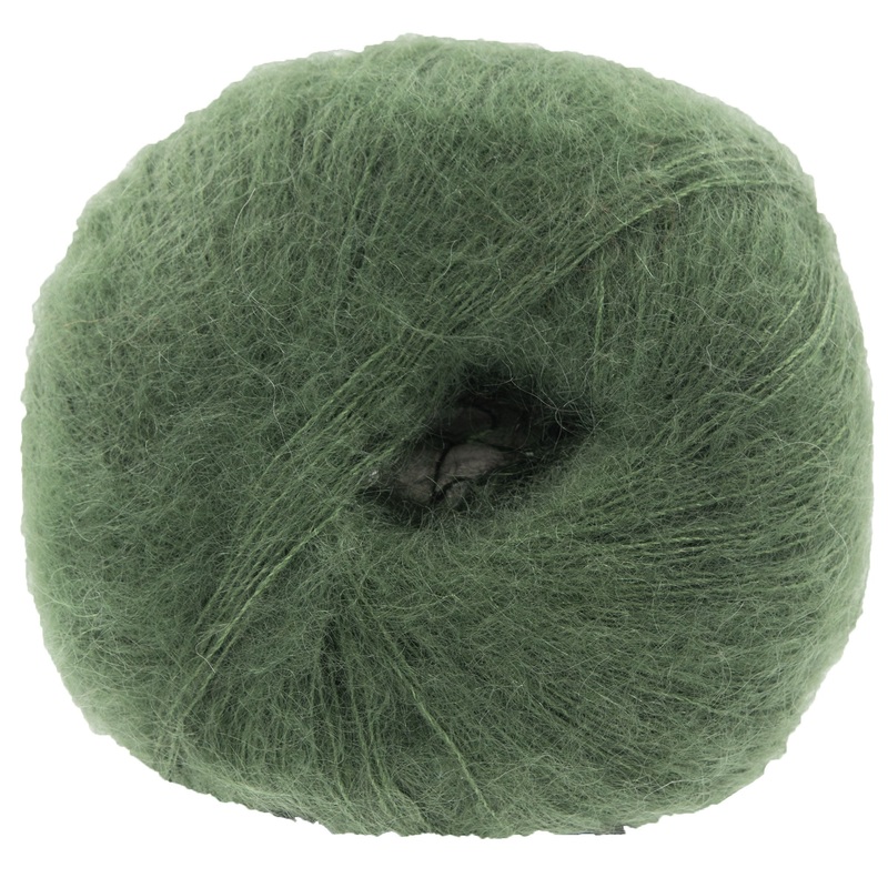 Knitting for Olive Soft Silk Mohair Yarn – Bottle Green