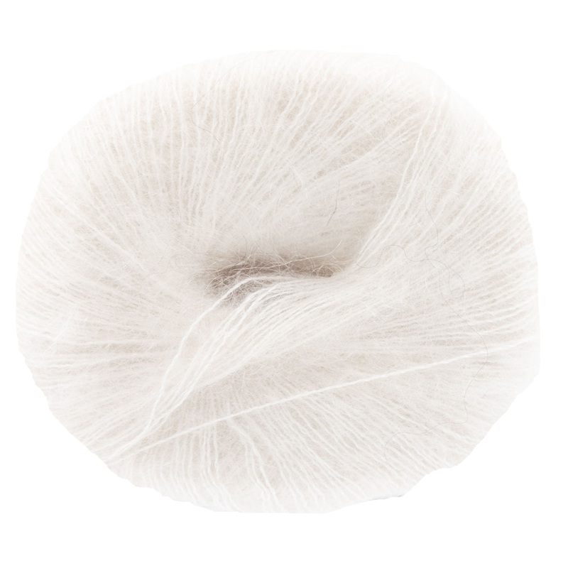 Knitting for Olive Soft Silk Mohair Yarn – Cream