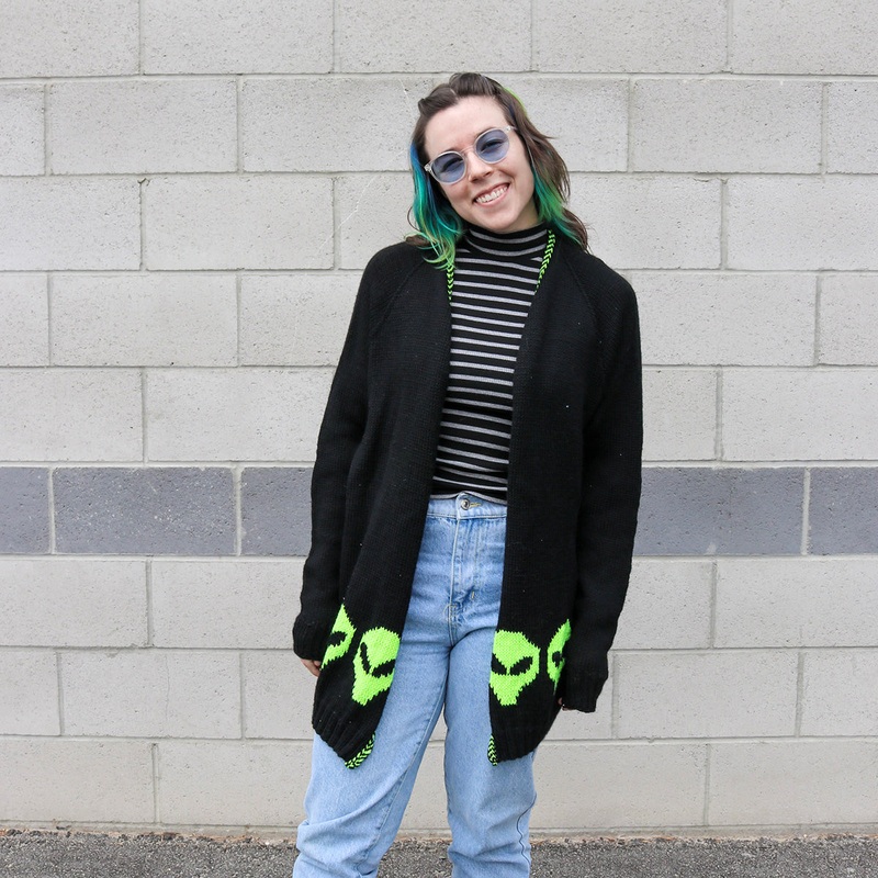 Allison’s Alien Cardigan|Default Title