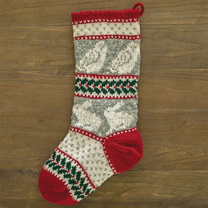 Appalachian Baby Design Cabin Christmas Stocking Kits – Owl, Hare, and Holly Christmas Stocking Kit