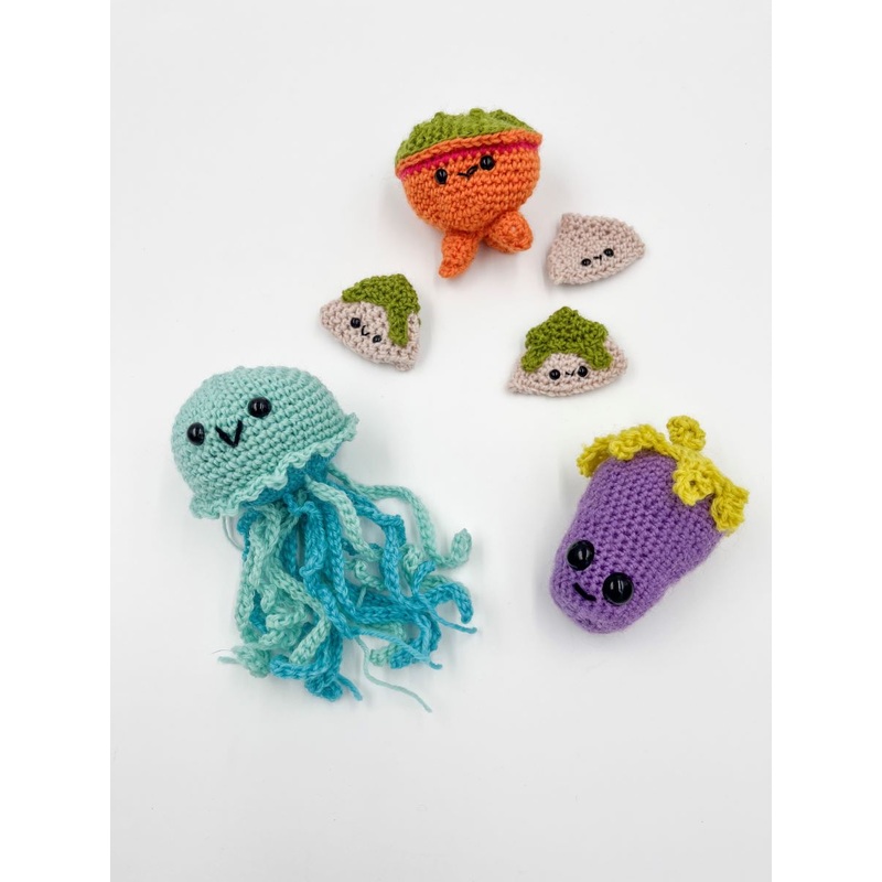 Ash, Elizabeth & Julia’s Amigurumis