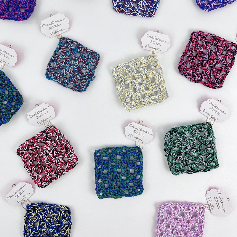 Dawn’s Granny Square Ornaments