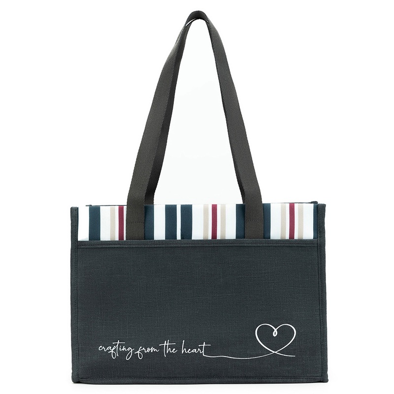 della Q Chicken Boots Project Bag – *Linen – Slate