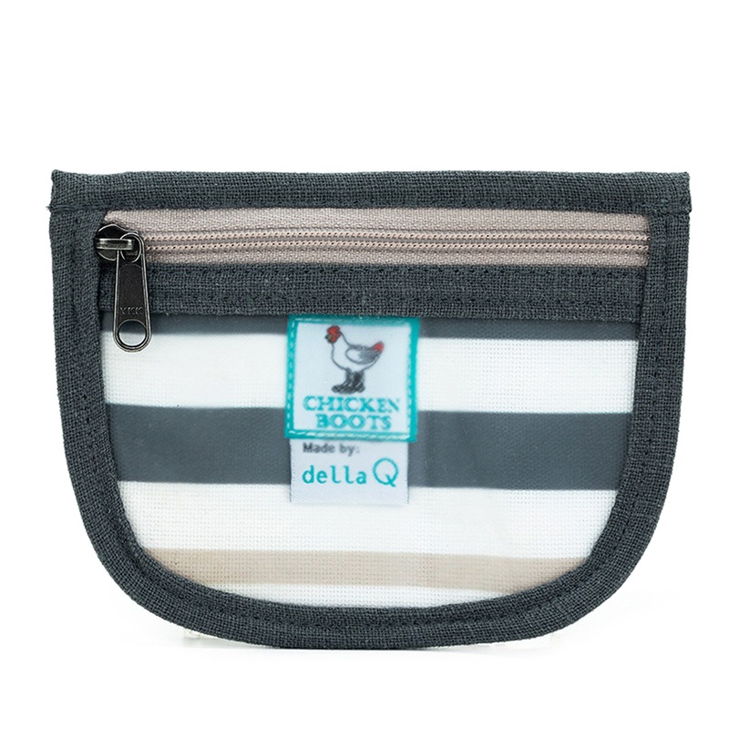 della Q Chicken Boots Stitch Marker Pouch – *Linen – Slate