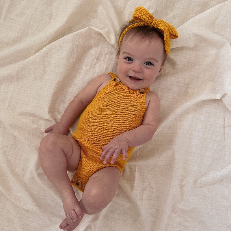 Alex’s Harmony Fingering Little Sister’s Romper