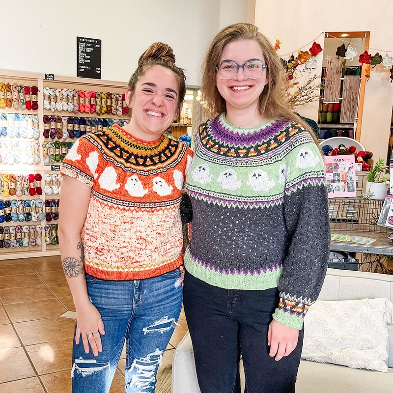 Allison & Aiyana’s Let’s Boogie Sweaters