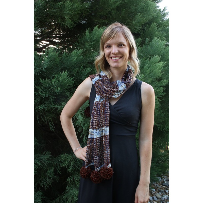 Gus’ Woven Sodalite Scarf|Default Title