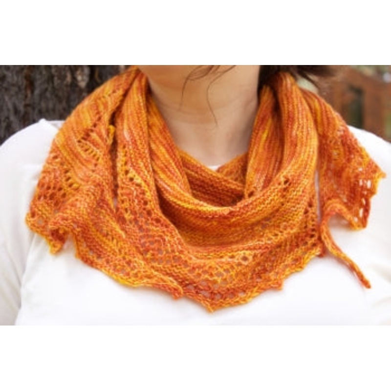 Heather’s Cholula Chevrons Shawl