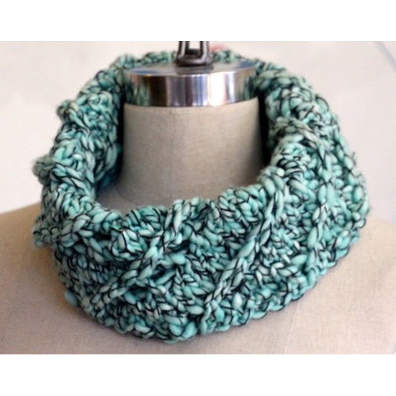 Laura C.’s Malabrigo Caracol Cowl