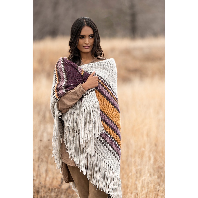 Blue Sky Fibers Brentwood Throw Kit