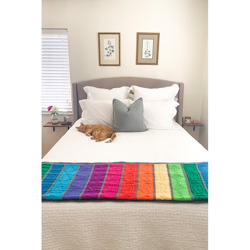 Cascade Cascading Rainbows Blanket  Kit