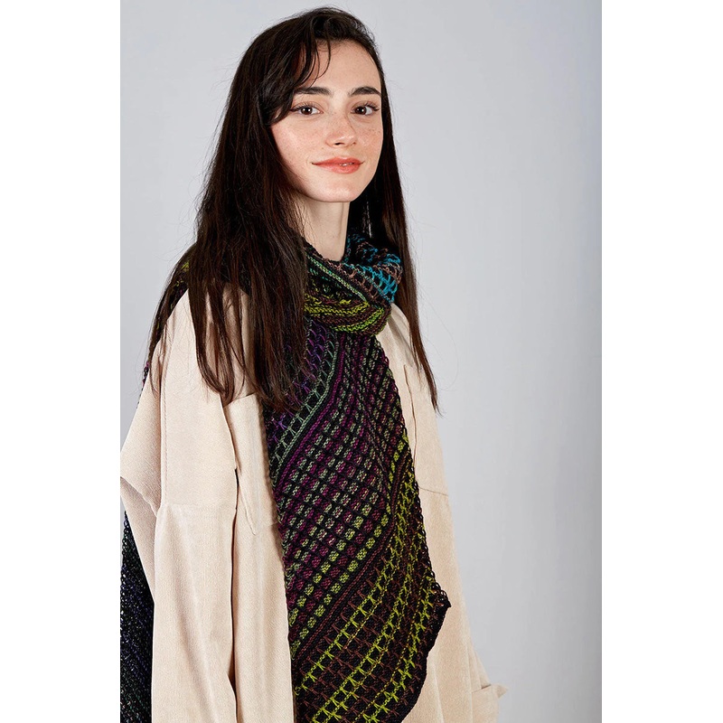 Gusto Wool Prismarine Scarf Kit