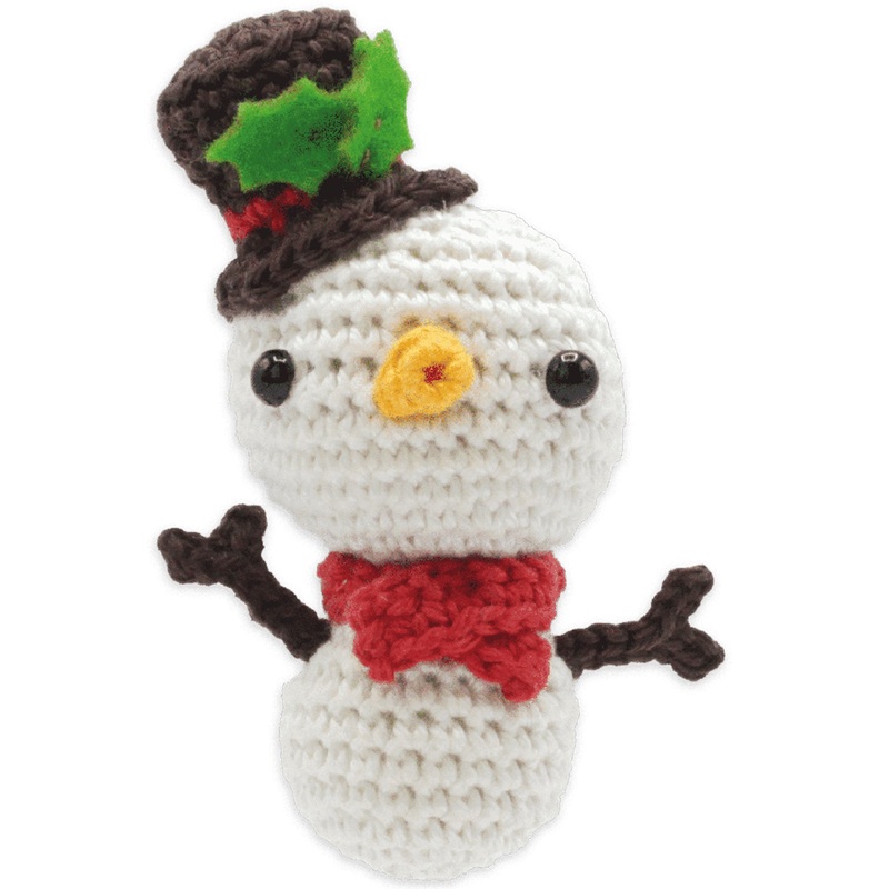Hardicraft Plush Toys – Mini Snowman (Crochet)