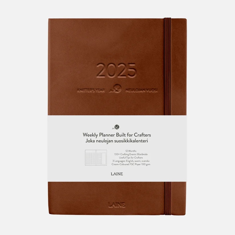 Laine Magazine Laine Yearly Planners – Knitter’s Year 2025 Calendar