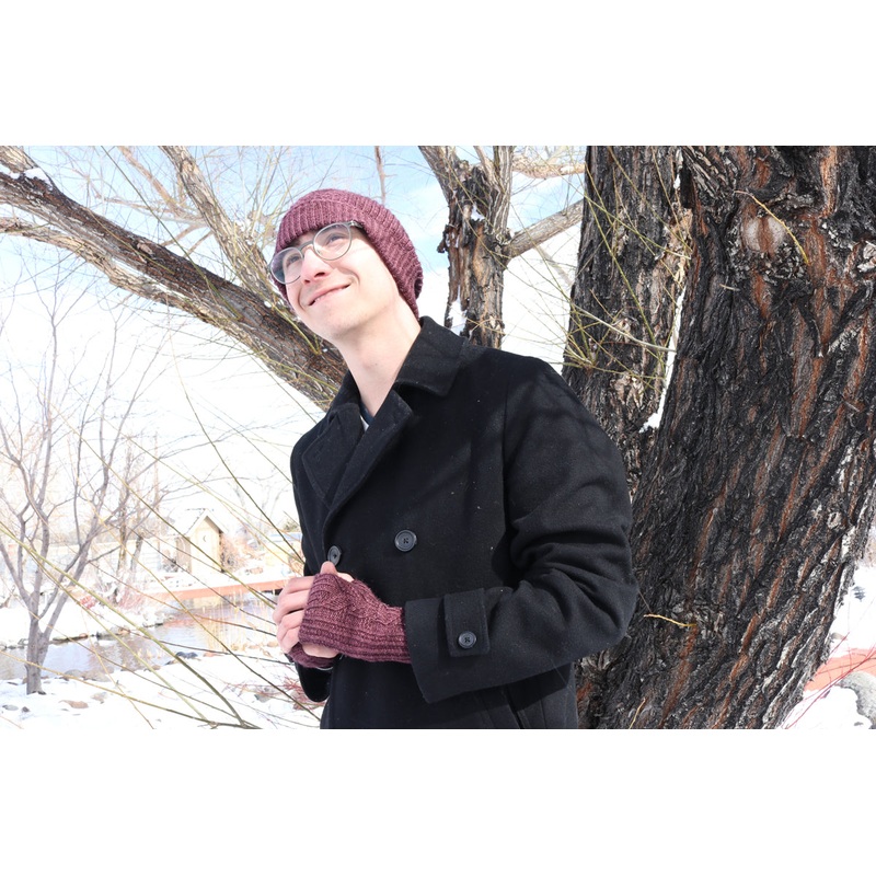 Take Heart Trunk Show Caswell Bay Fingerless Mitts & Hat Set