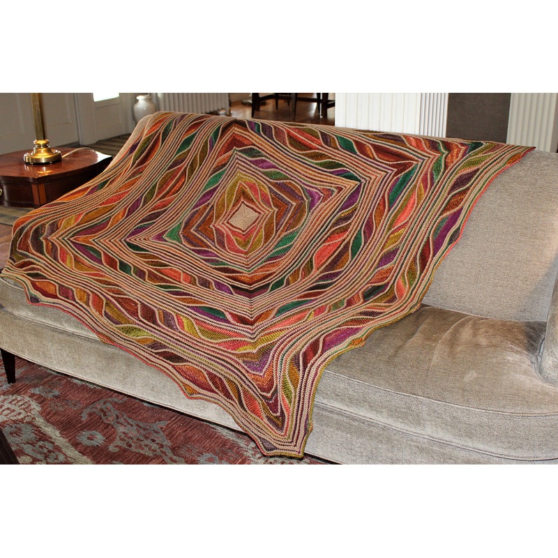 Urth Yarns Uneek Worsted and Harvest Worsted Chromatophore Blanket Kit