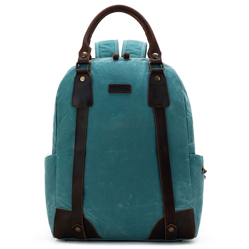 della Q Maker’s Canvas Backpack – Teal