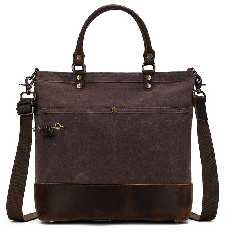 della Q Maker’s Canvas Tote – Cocoa