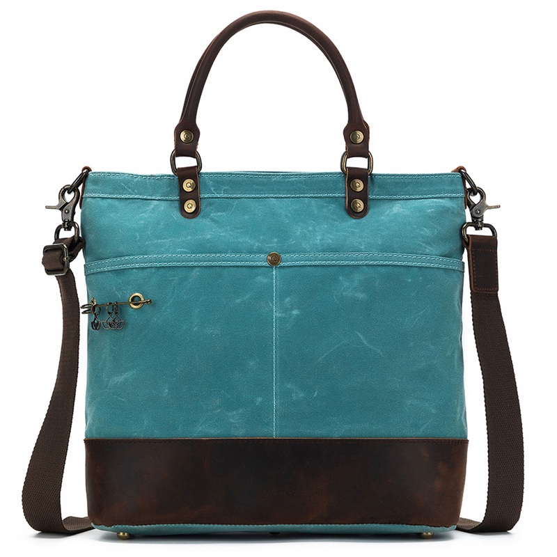 della Q Maker’s Canvas Tote – Teal