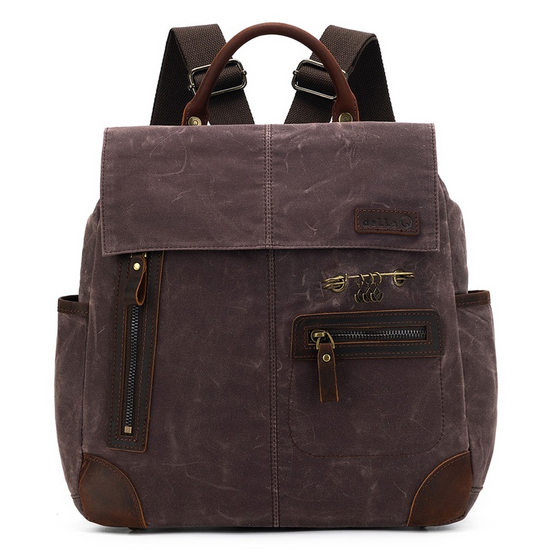 della Q Maker’s Midi Backpack – Cocoa