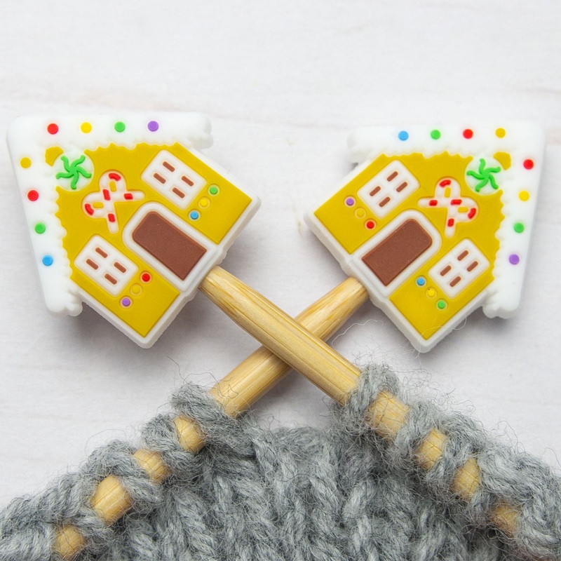 Fox & Pine Stitches Stitch Stoppers/ Point Protector – Gingerbread House
