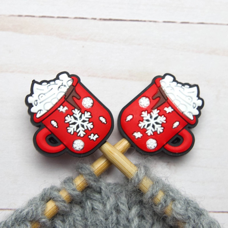 Fox & Pine Stitches Stitch Stoppers/ Point Protector – Holiday Cocoa