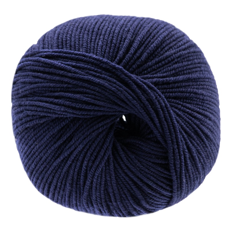 Lana Grossa Cool Wool Yarn – 0414 Night Blue