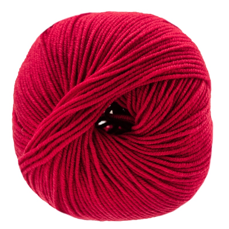 Lana Grossa Cool Wool Yarn – 0437 Carmine Red