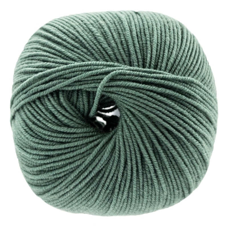 Lana Grossa Cool Wool Yarn – 2021 Dark Grey Green