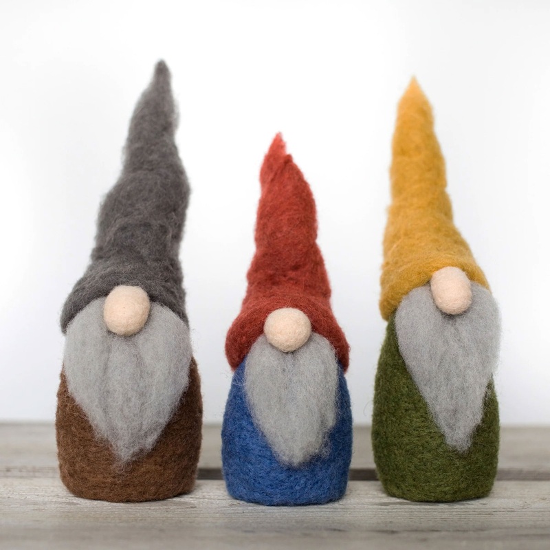Felted Sky Sculpting With Wool Needle Felting Kits – Gnomes