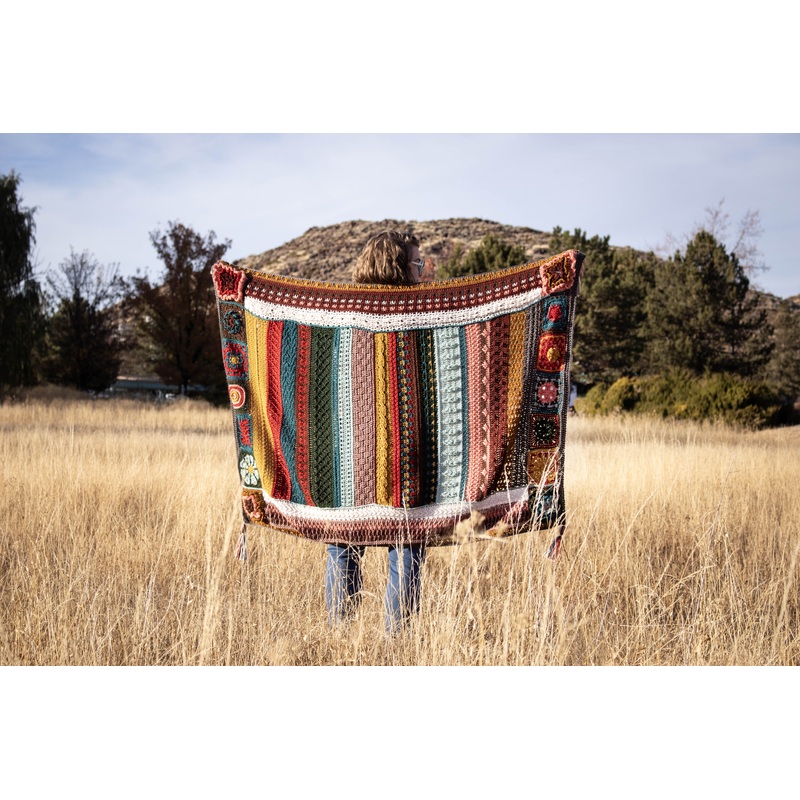 Jimmy Beans Wool 2025 Crochet Blanket Club Kits – Beanstalk Worsted – Trailblazer