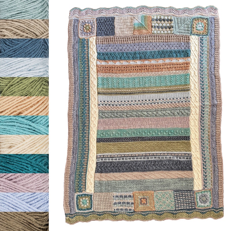 Jimmy Beans Wool 2025 Knit Blanket Club Kits – Beanstalk Worsted – Beachy Keen