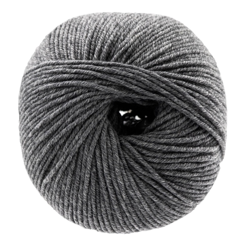 Lana Grossa Cool Wool Big Yarn – 0617 Dark Grey Melange