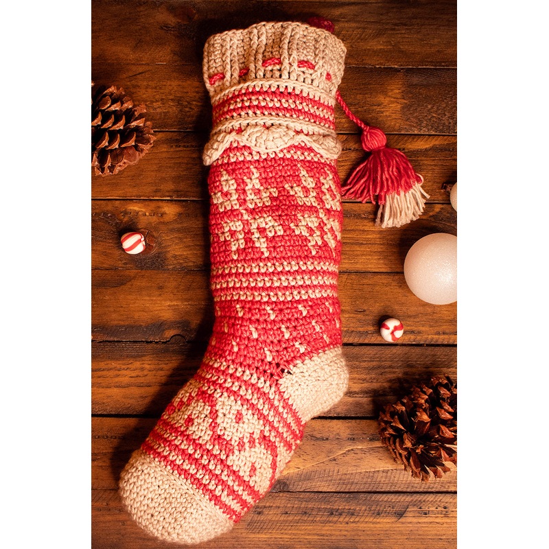 Scheepjes Snowfall Crochet Stocking Kit
