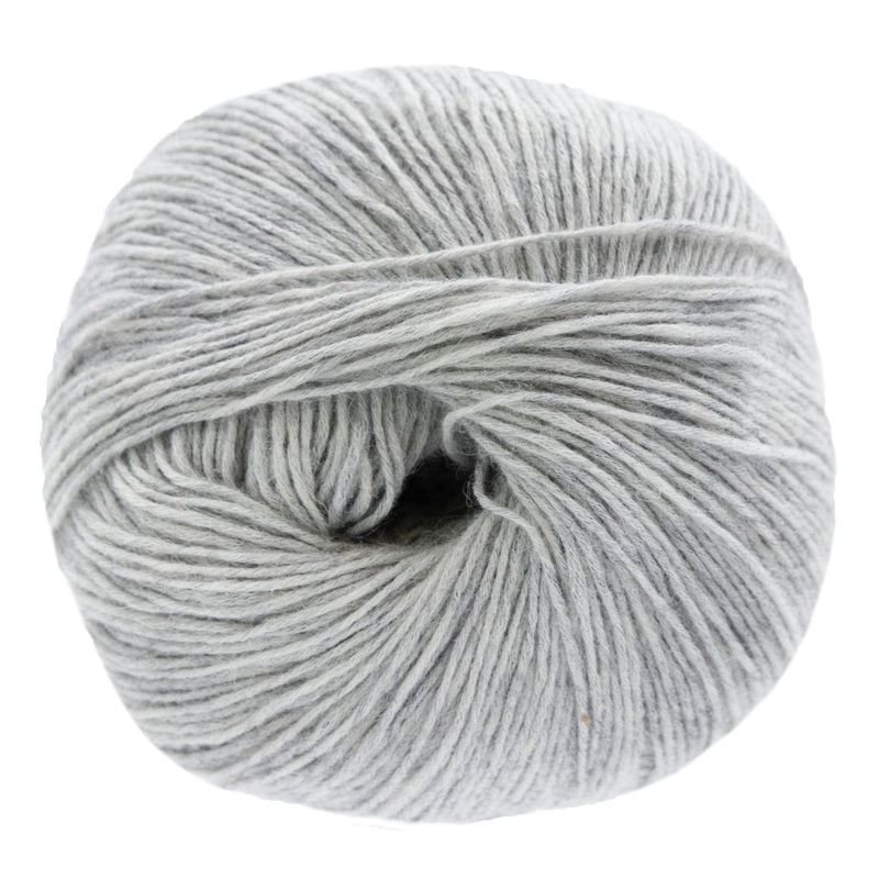 Lana Grossa Ecopuno Yarn – 014 Light Grey