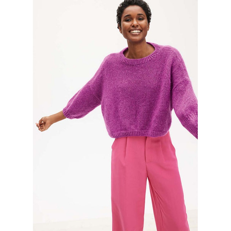 Lana Grossa Journal 68 Patterns – 26 Drop Shoulder Pullover – PDF Download