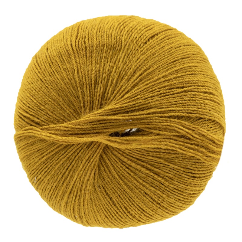 Lana Grossa Meilenweit Alpaca Yarn – 2004 Saffron Yellow