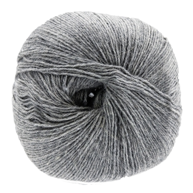 Lana Grossa Meilenweit Alpaca Yarn – 2014 Grey