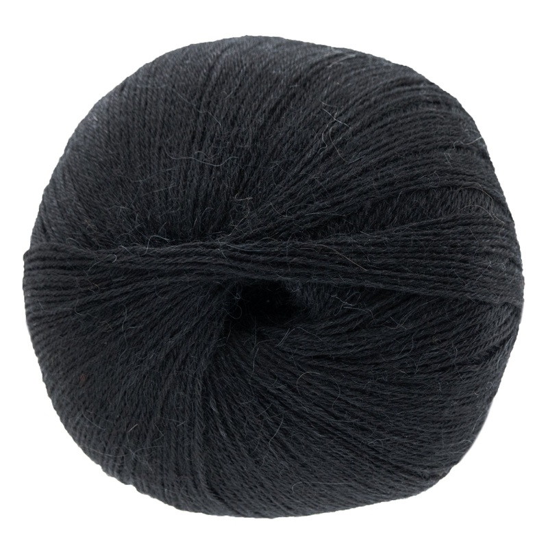 Lana Grossa Meilenweit Alpaca Yarn – 2016 Black